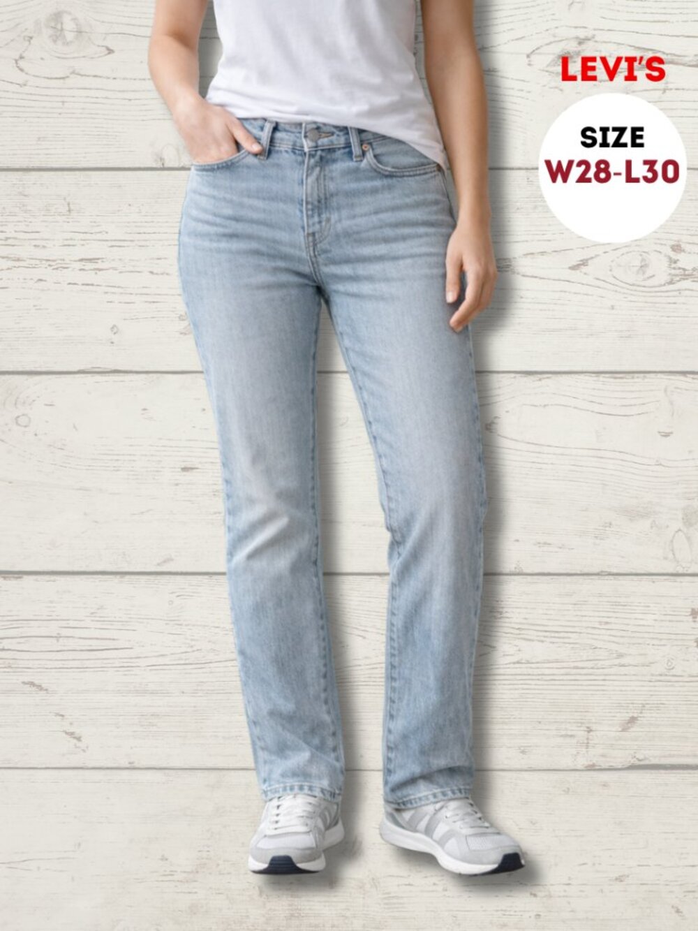 Levi’s 501 Original Fit Jeans | Light Wash | W28 L30 | Button Fly
